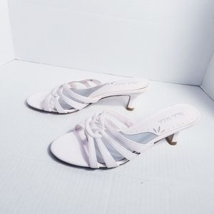 STUDIO WORKS LIGHT PINK SMALL HEEL SIZE 7